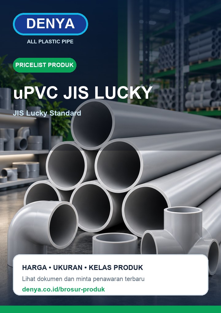 Sampul Pricelist uPVC JIS Lucky DENYA
