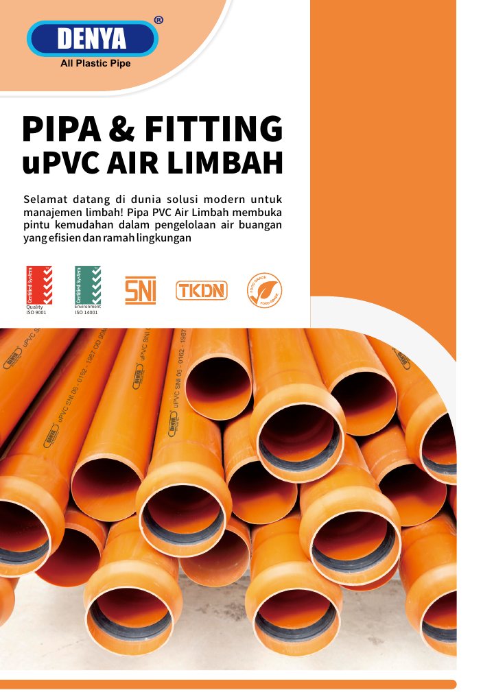 Sampul Pipa uPVC Air Limbah DENYA