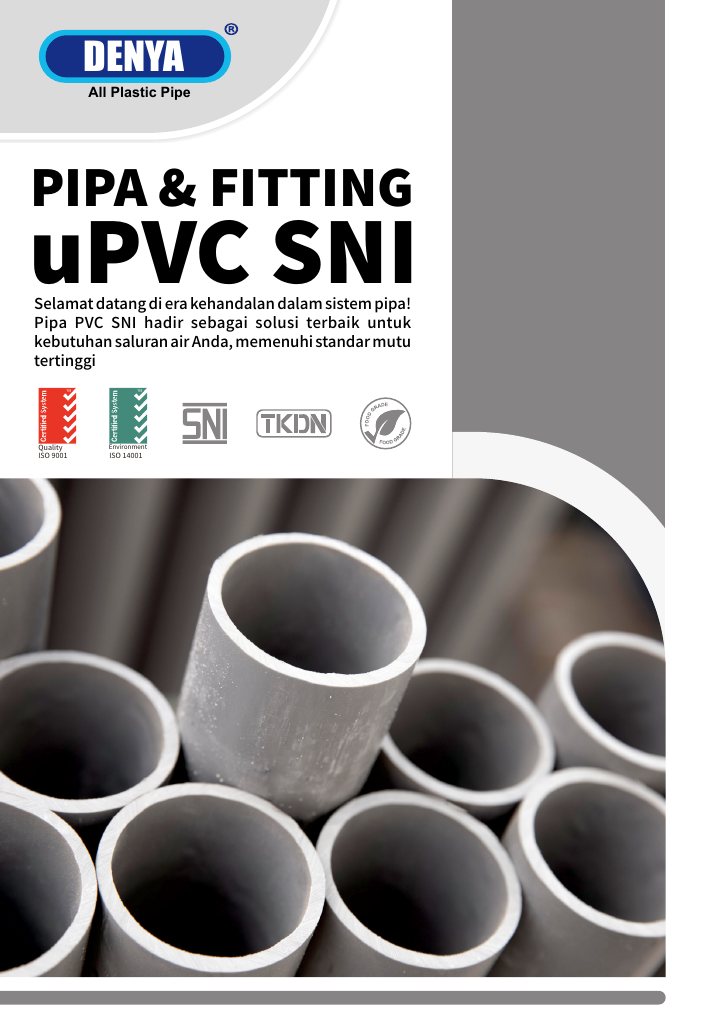 Sampul Pipa & Fitting uPVC SNI DENYA