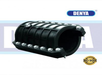 Foto repair saddle hitam dengan baut pengikat dari dokumentasi DENYA