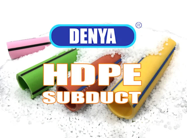 Produk PE subduct berwarna dari dokumentasi DENYA